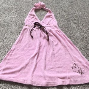 Baby phat halter terry sun dress